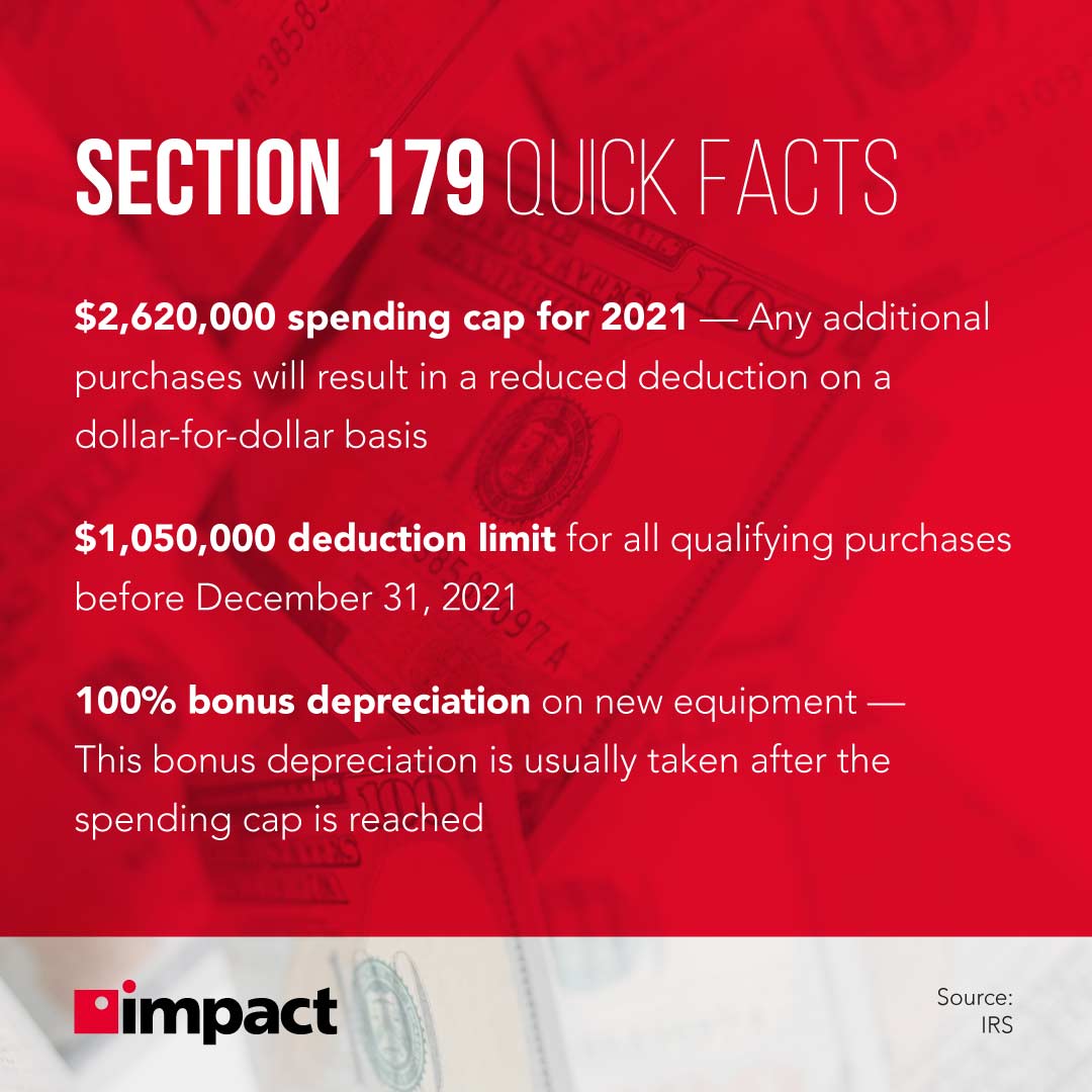 IRS Section 179 quick facts